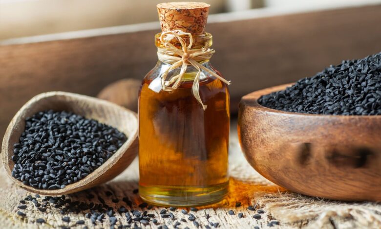 زيت حبة البركة بالإضافة الى الحبة السوداء